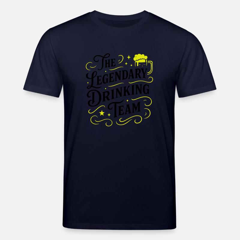 Drinking Team Spruch - Stanley/Stella Unisex Bio-T-Shirt CREATOR  - Navy