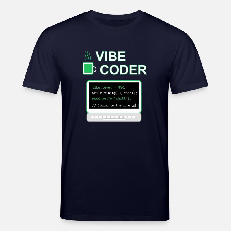 Vibe Coder - Stanley/Stella Unisex Bio-T-Shirt CREATOR  - Navy