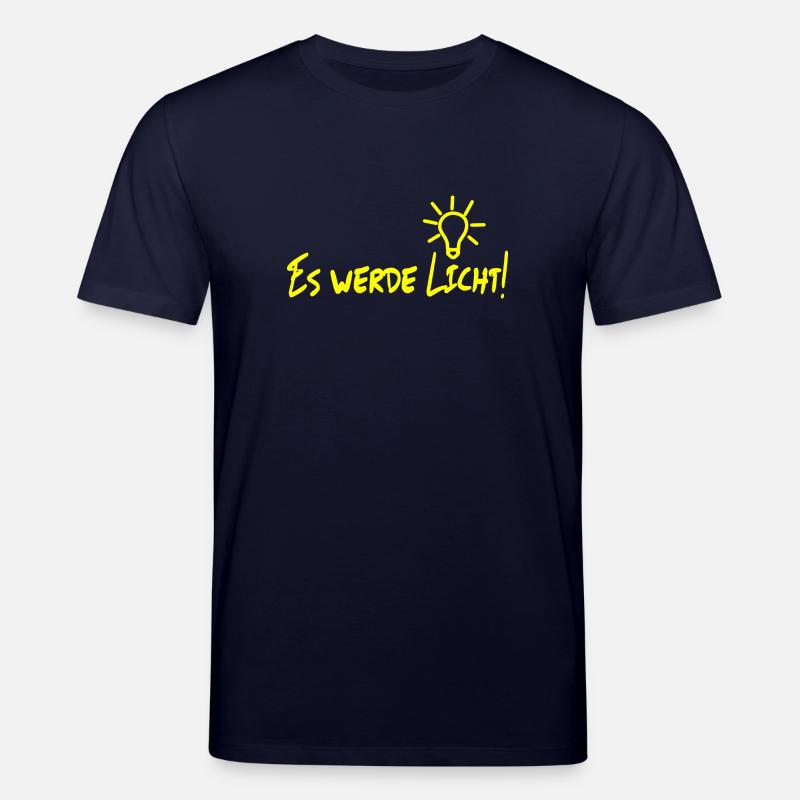 Es werde Licht! - Stanley/Stella Unisex Bio-T-Shirt CREATOR - Navy