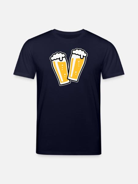 XDoppelter Willie (3) - T-shirt bio CREATOR Stanley/Stella Unisexe - marine
