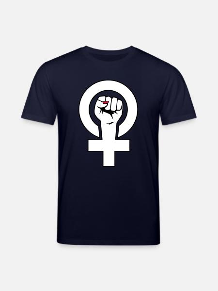 Feminist - feminist - Stanley/Stella CREATOR Unisex Organic T-Shirt - navy