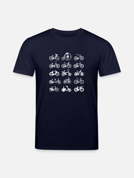 Fahrrad rad räder radl - Stanley/Stella Unisex Bio-T-Shirt CREATOR  - Navy