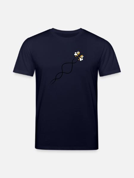 Bees - T-shirt bio CREATOR Stanley/Stella Unisexe - marine