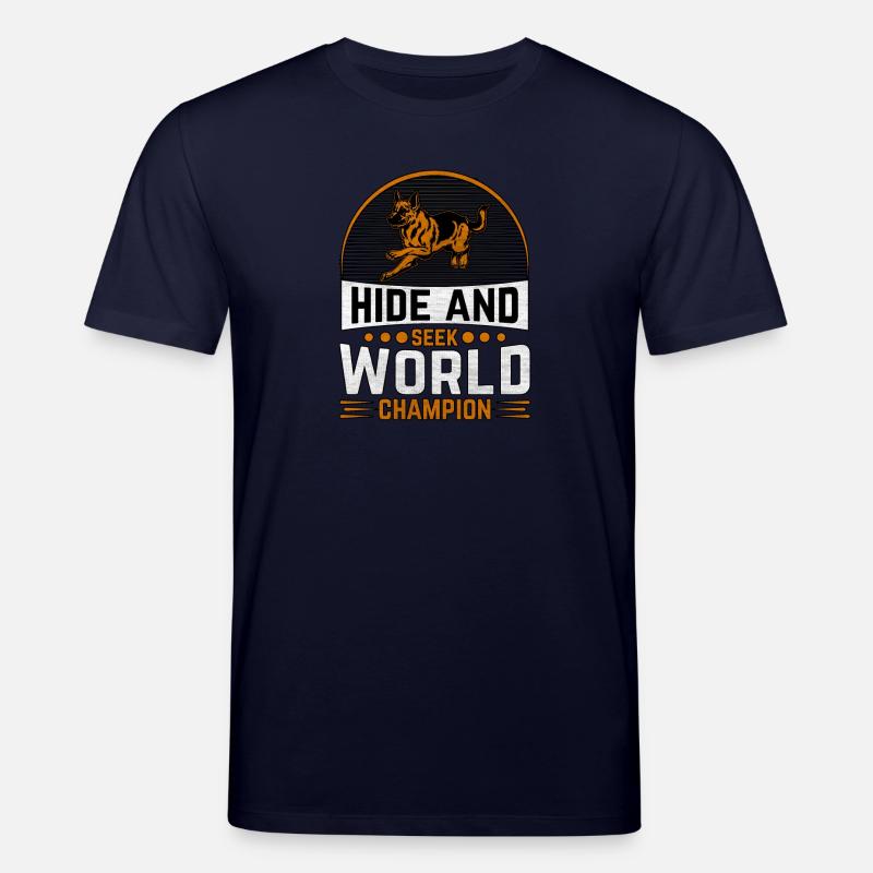 Champion du monde de cache-cache - T-shirt bio CREATOR Stanley/Stella Unisexe - marine
