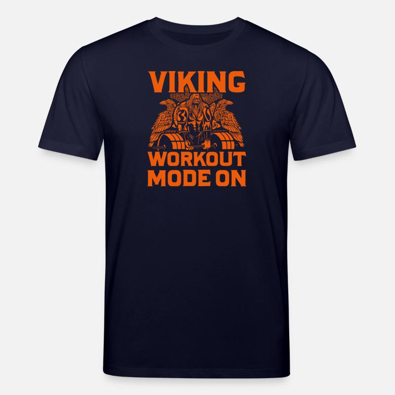 Viking Workout Modus Ein - Stanley/Stella Unisex Bio-T-Shirt CREATOR  - Navy