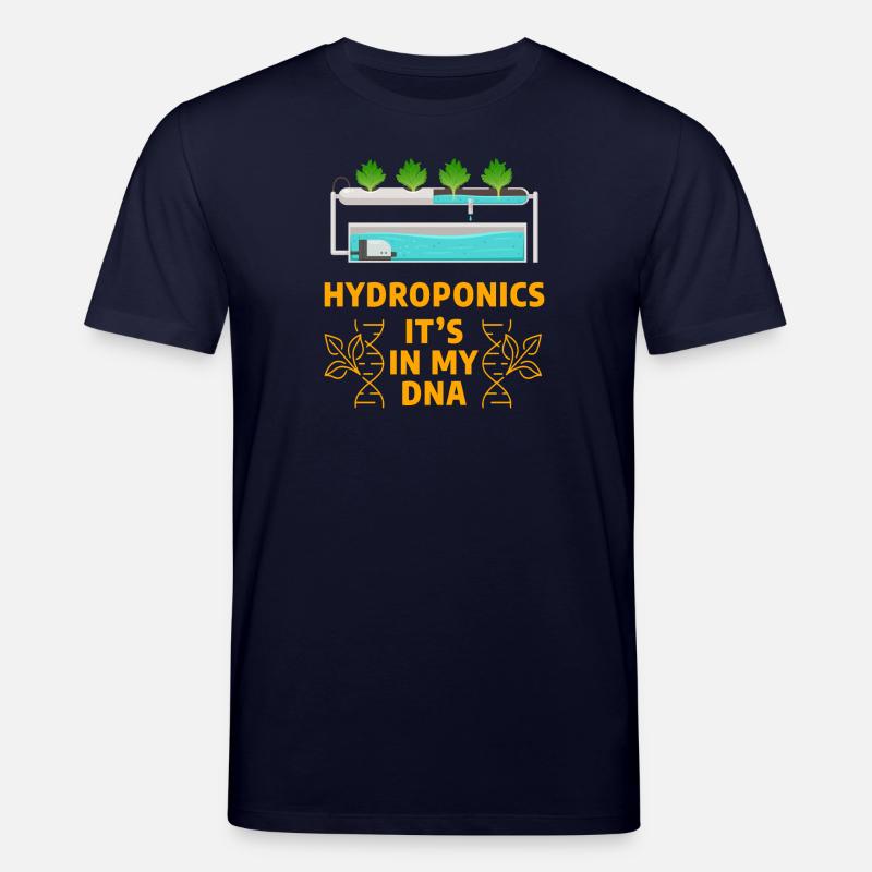 L’hydroponie c’est dans mon ADN - T-shirt bio CREATOR Stanley/Stella Unisexe - marine