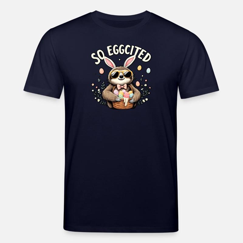 Also Eggcited - Stanley/Stella Unisex Bio-T-Shirt CREATOR  - Navy