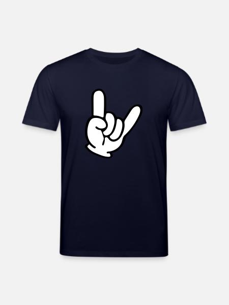hand comic party - Stanley/Stella Unisex Bio-T-Shirt CREATOR - Navy
