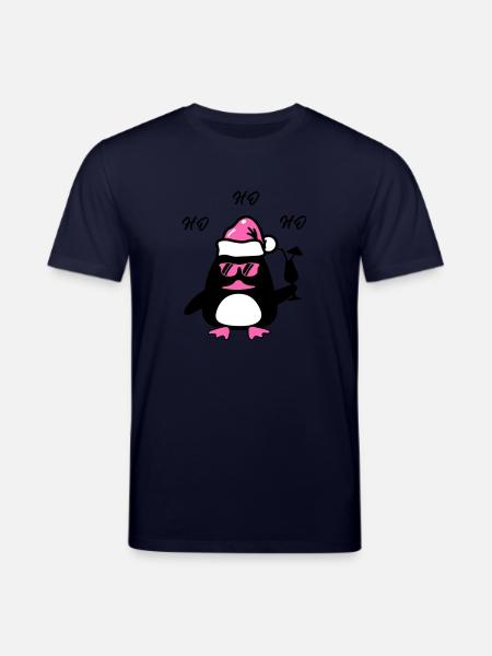 Beach Duck Christmas - Stanley/Stella CREATOR Unisex Organic T-Shirt - navy
