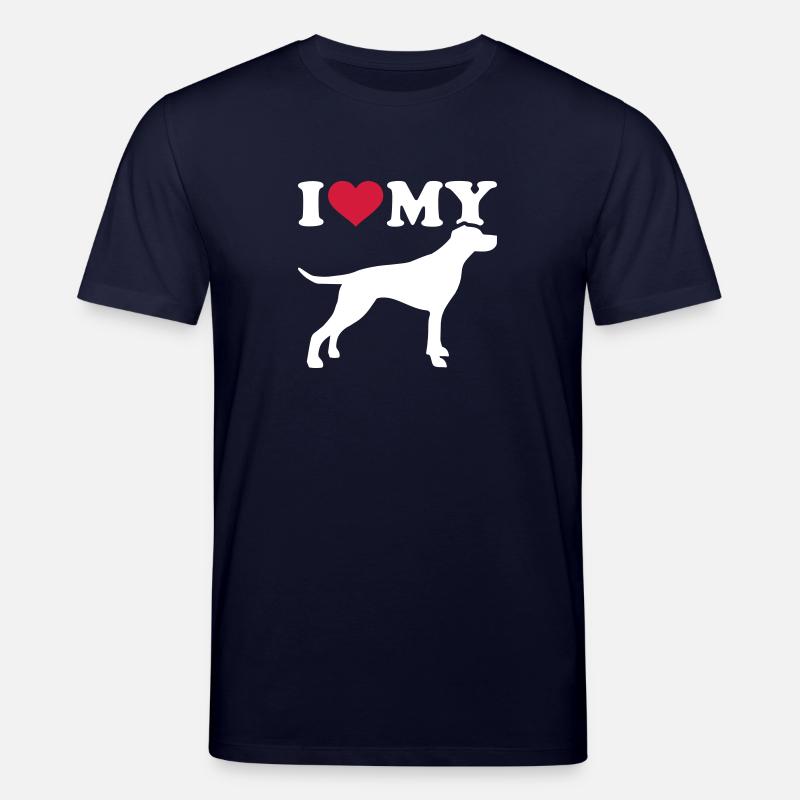 English Pointer - Stanley/Stella Unisex Bio-T-Shirt CREATOR  - Navy