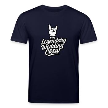 Équipe de mariage Fête de mariage - T-shirt bio CREATOR Stanley/Stella Unisexe - marine - Devant