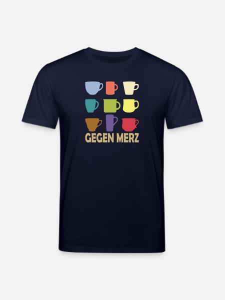 All cups against Merz - Stanley/Stella CREATOR Unisex Organic T-Shirt - navy