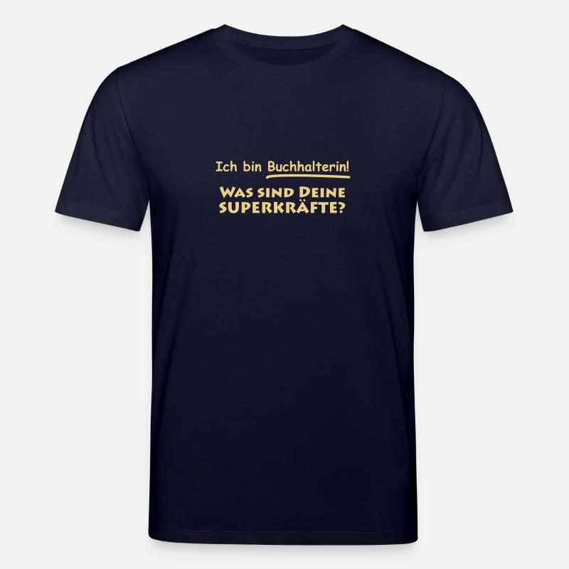 ich bin buchhalterin - Stanley/Stella Unisex Bio-T-Shirt CREATOR  - Navy