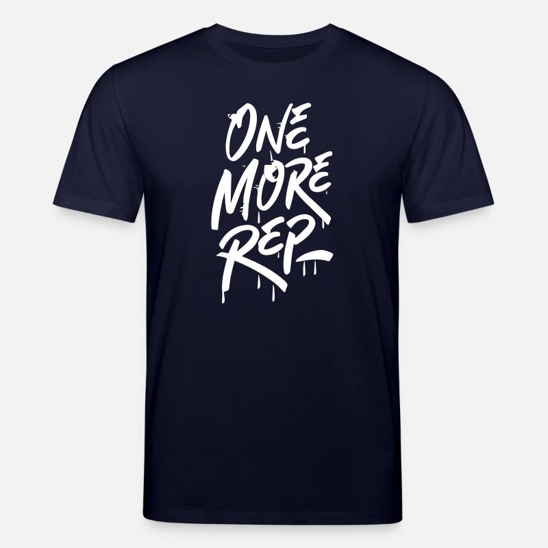 "One More Rep"-Geschenk, Motivation - Stanley/Stella Unisex Bio-T-Shirt CREATOR - Navy