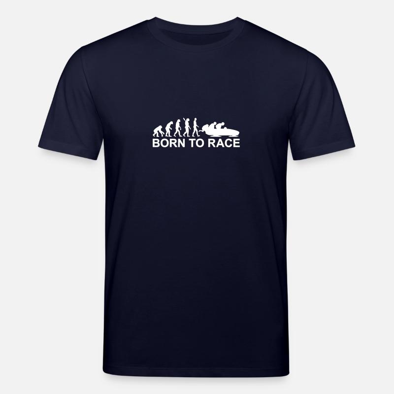 Evolution Bobsleigh - T-shirt bio CREATOR Stanley/Stella Unisexe - marine