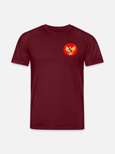 Indonesien sport liga Indonesien fodbold badminton - Stanley/Stella CREATOR økologisk unisex-T-shirt - burgunder-rød