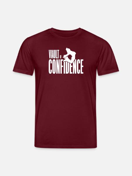Shirt Vault of Confidence - Stanley/Stella CREATOR Unisex Organic T-Shirt - burgundy