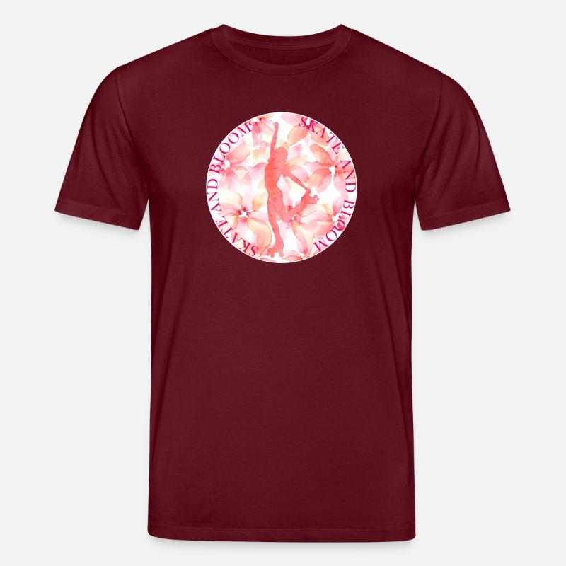 SKATE AND BLOOM - Stanley/Stella Unisex Bio-T-Shirt CREATOR  - Burgunderrot