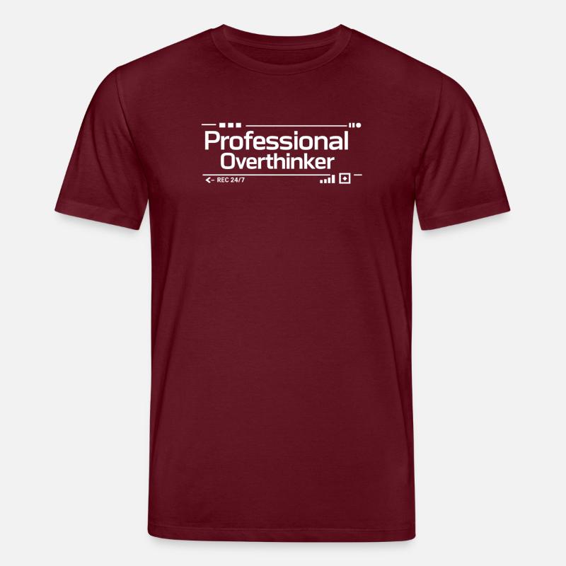 INTELLECTUEL PROFESSIONNEL : Nerd - T-shirt bio CREATOR Stanley/Stella Unisexe - bordeaux