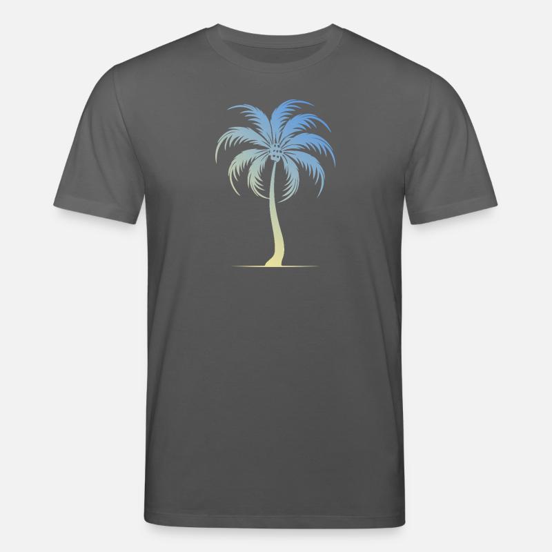 Vacances Palm Tree - T-shirt bio CREATOR Stanley/Stella Unisexe - charbon