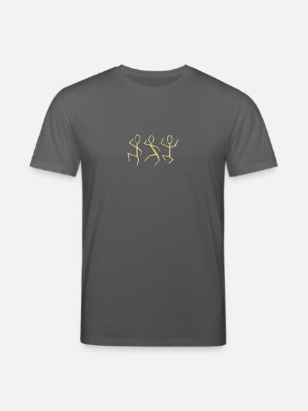 3 dancers - Stanley/Stella CREATOR Unisex Organic T-Shirt - anthracite