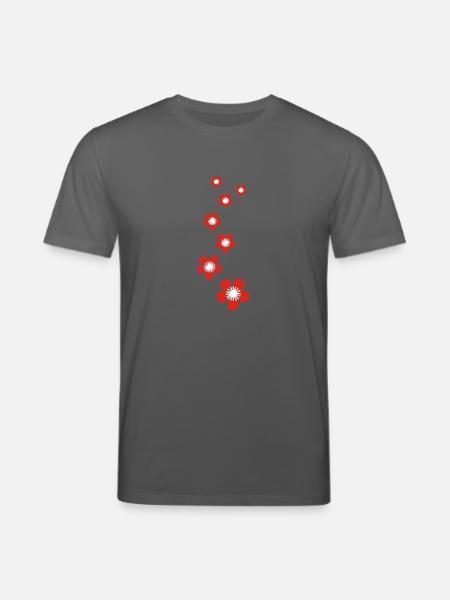 kirschblüten - Stanley/Stella Unisex Bio-T-Shirt CREATOR  - Anthrazit