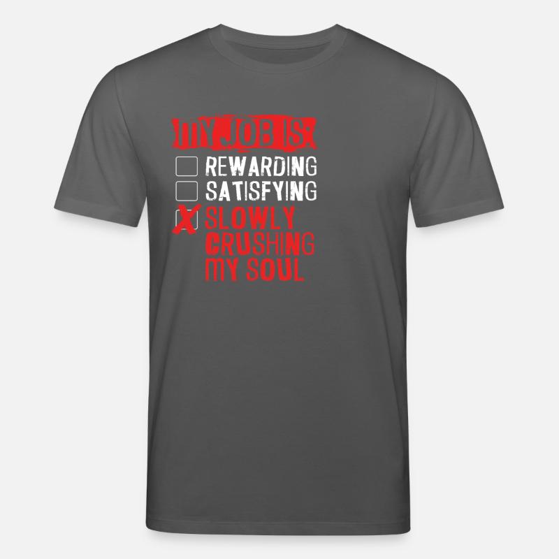 Programmeur médical Codeur médical - T-shirt bio CREATOR Stanley/Stella Unisexe - charbon