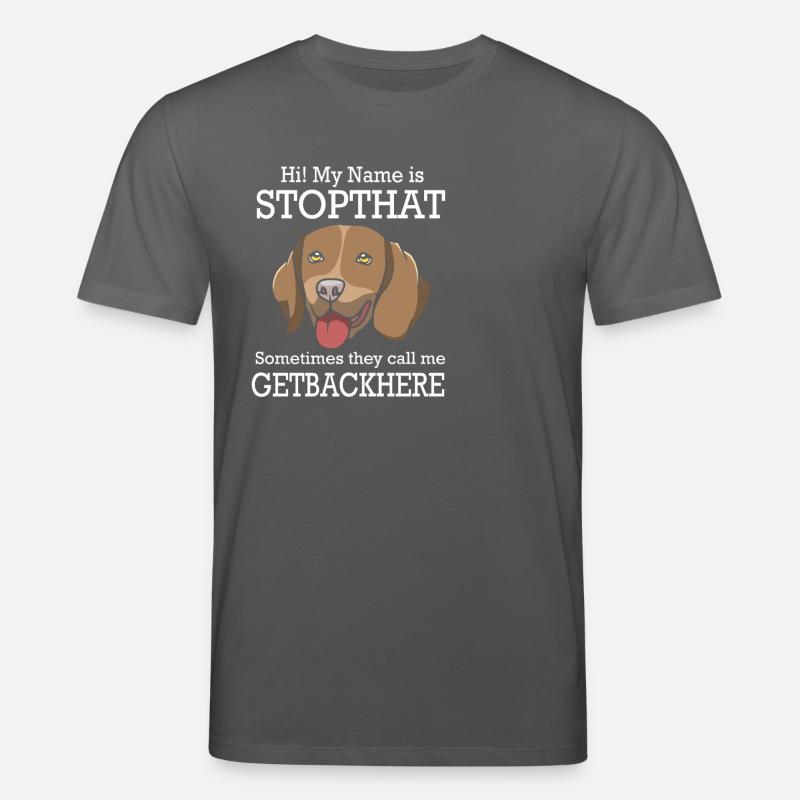 Deutsch Kurzhaar Hund German Pointer - Stanley/Stella Unisex Bio-T-Shirt CREATOR  - Anthrazit