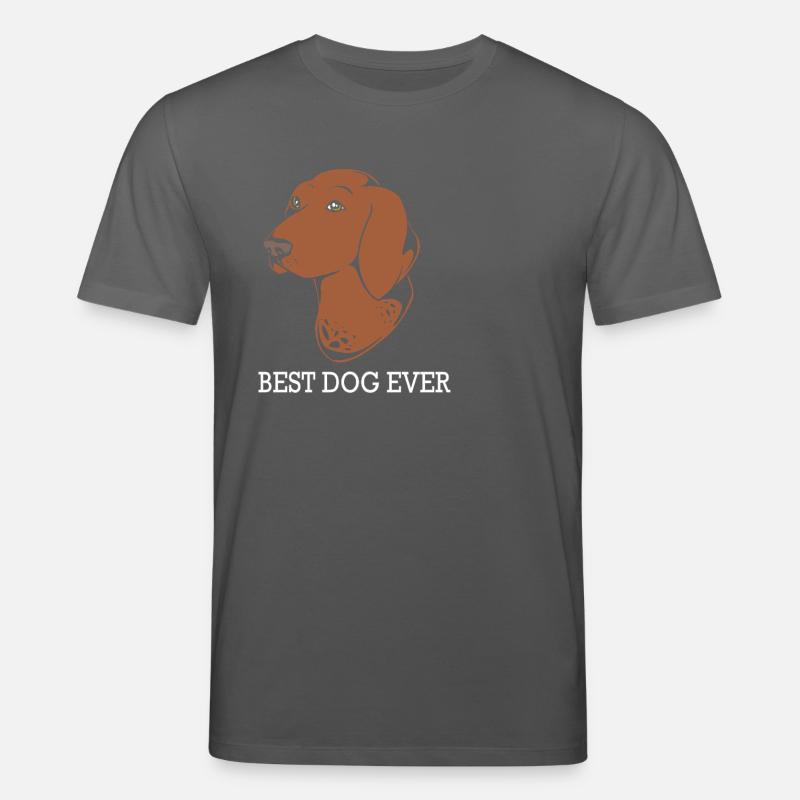 German Pointer Hund Deutsch Kurzhaar - Stanley/Stella Unisex Bio-T-Shirt CREATOR  - Anthrazit