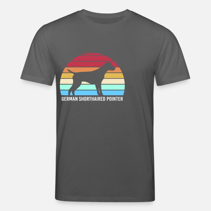 Deutsch Kurzhaar Hund German Pointer - Stanley/Stella Unisex Bio-T-Shirt CREATOR  - Anthrazit
