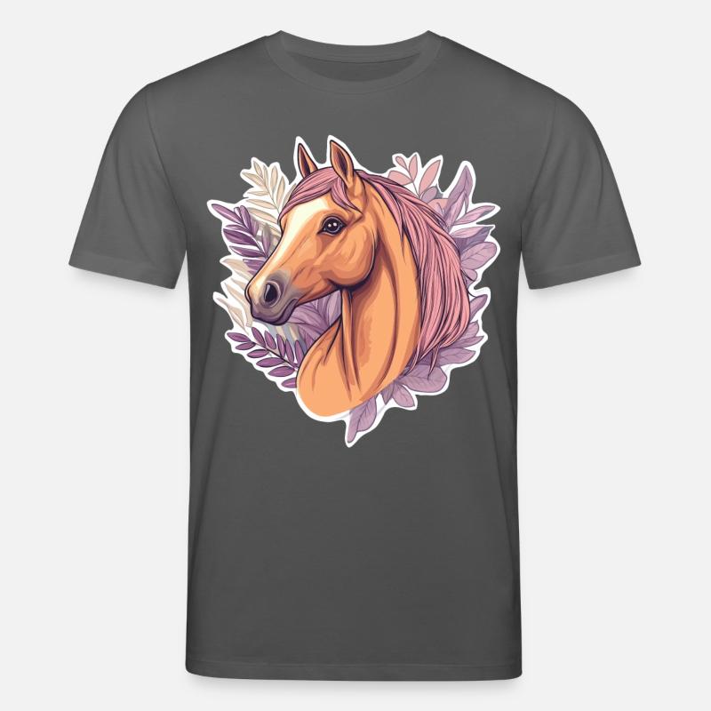 Cheval - T-shirt bio CREATOR Stanley/Stella Unisexe - charbon
