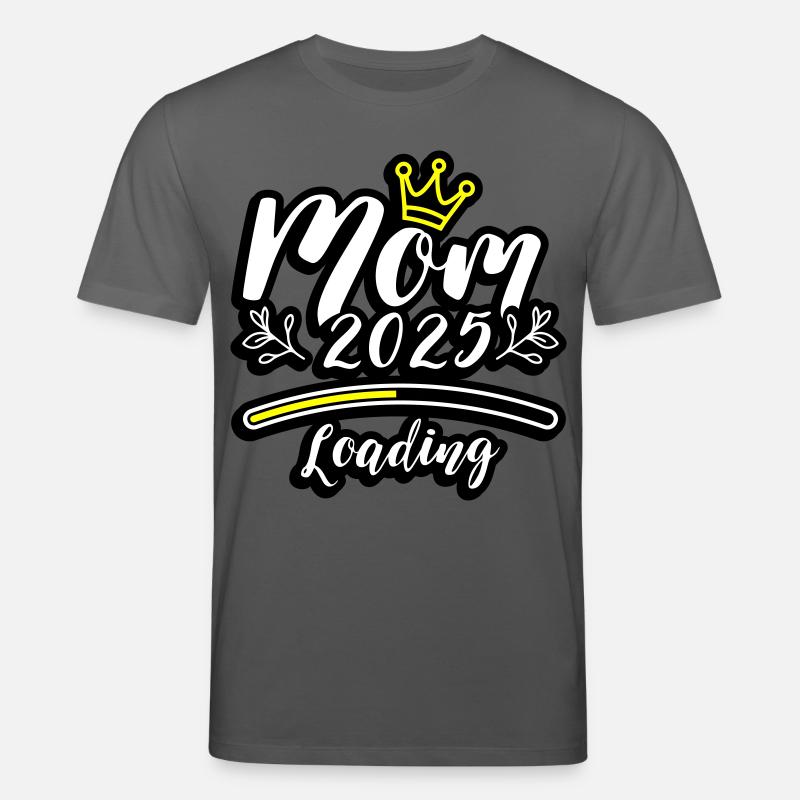 Mama 2025 Loading Mom - Stanley/Stella Unisex Bio-T-Shirt CREATOR  - Anthrazit