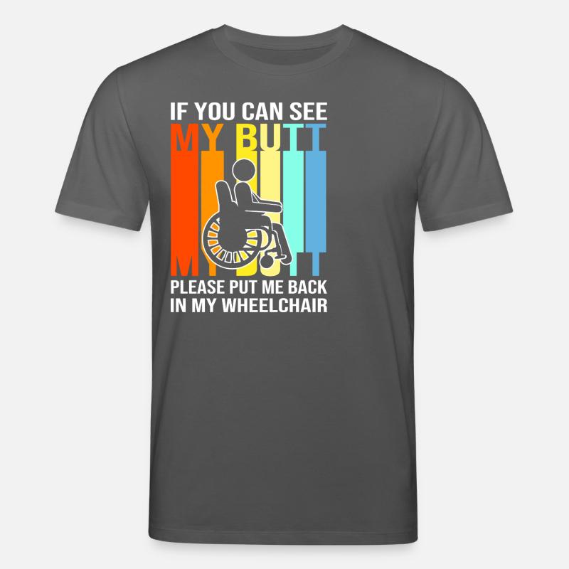 Rollstuhl - Stanley/Stella Unisex Bio-T-Shirt CREATOR  - Anthrazit