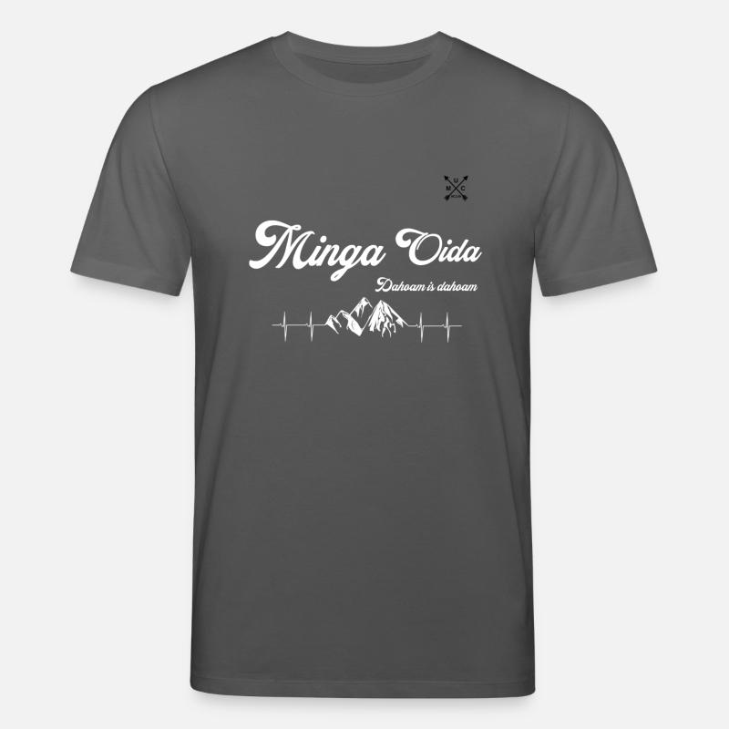 Minga Oida Stuff - T-shirt bio CREATOR Stanley/Stella Unisexe - charbon