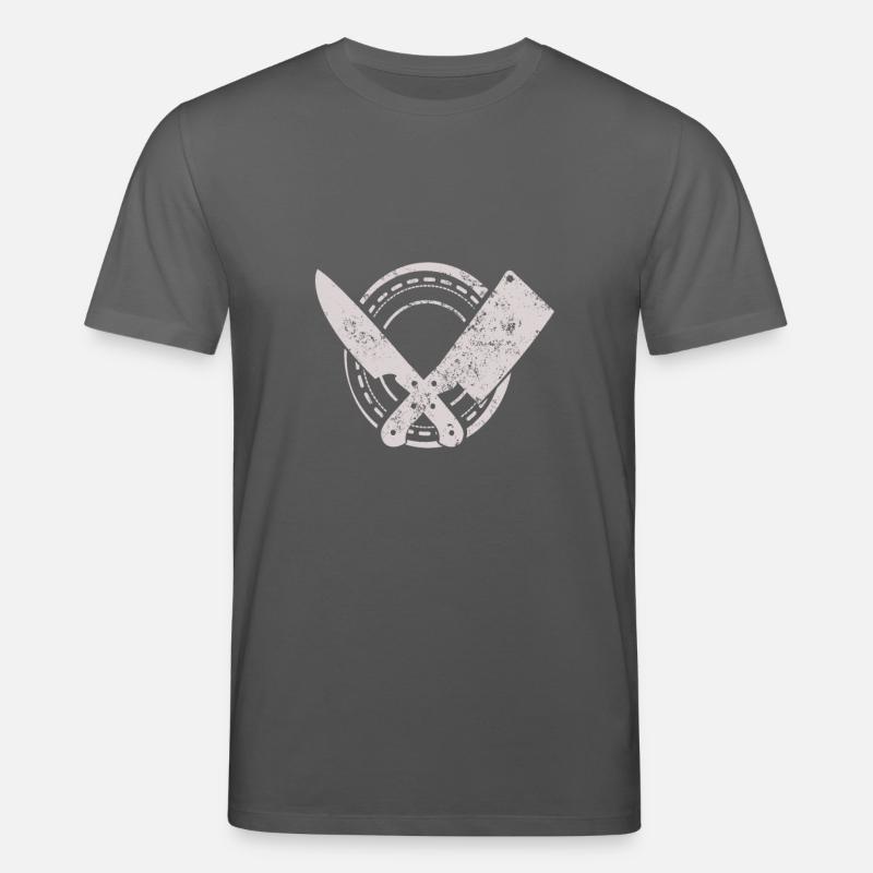 Outil de boucher - T-shirt bio CREATOR Stanley/Stella Unisexe - charbon