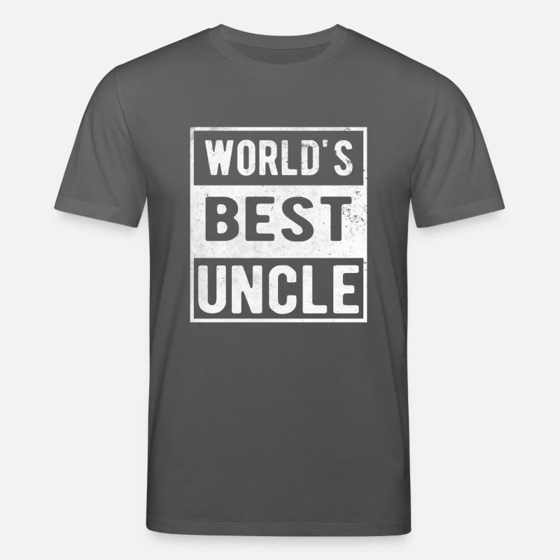 Bester Onkel - Stanley/Stella Unisex Bio-T-Shirt CREATOR  - Anthrazit
