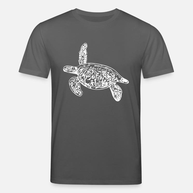 Schildkröte - Vector Design - Stanley/Stella Unisex Bio-T-Shirt CREATOR - Anthrazit