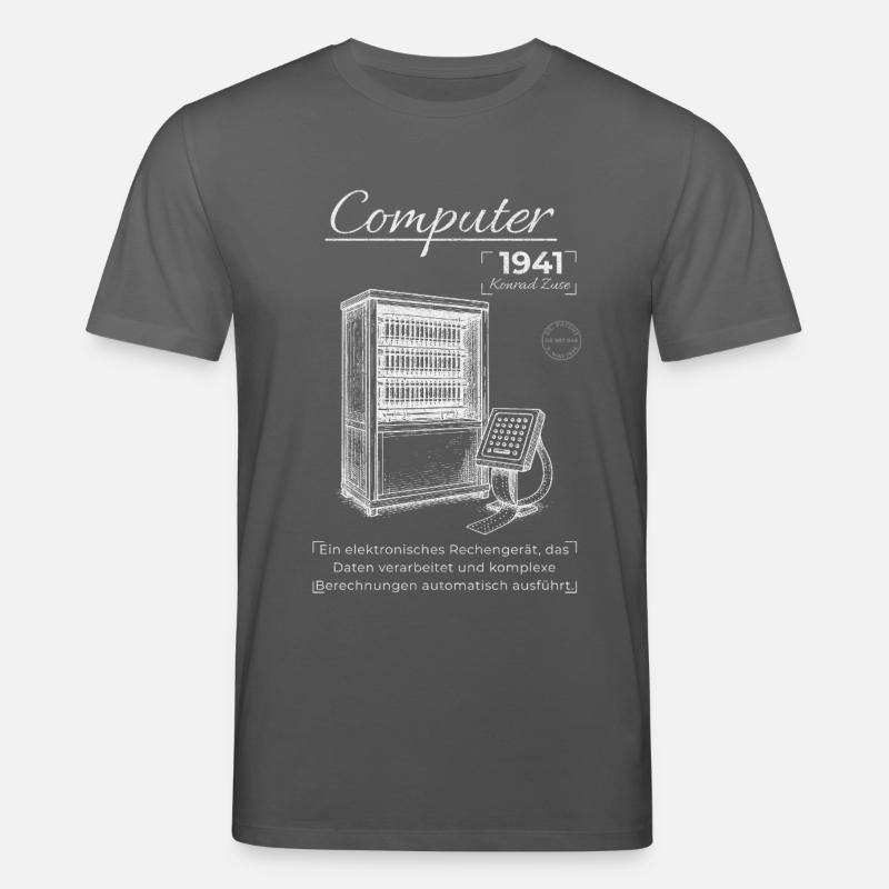 Z3 - Die Geburtsstunde des Computers - Stanley/Stella Unisex Bio-T-Shirt CREATOR  - Anthrazit