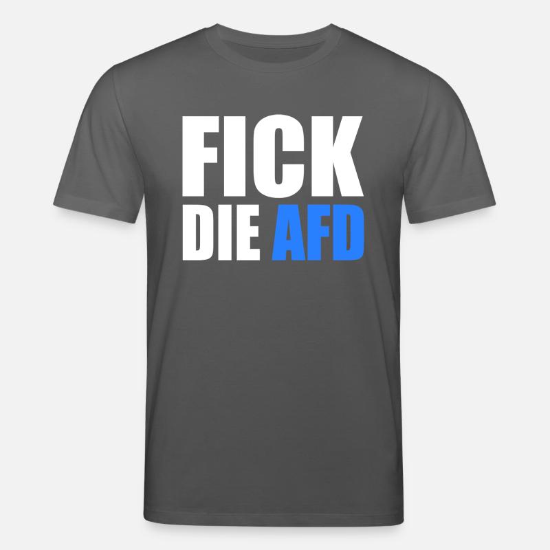 Fick die afd - Stanley/Stella Unisex Bio-T-Shirt CREATOR  - Anthrazit