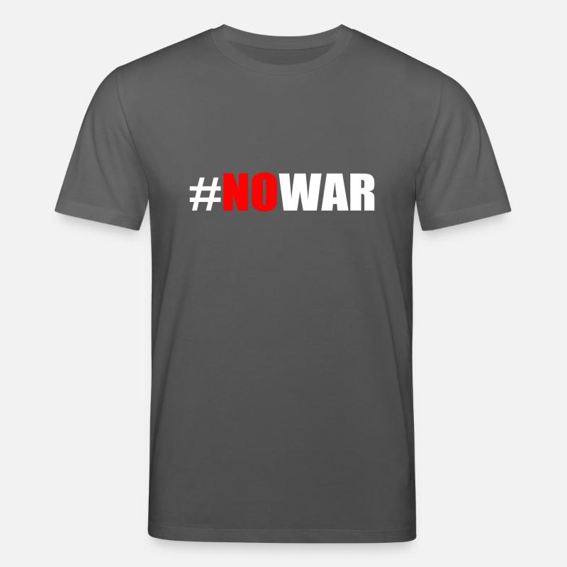No war - Stanley/Stella Unisex Bio-T-Shirt CREATOR  - Anthrazit