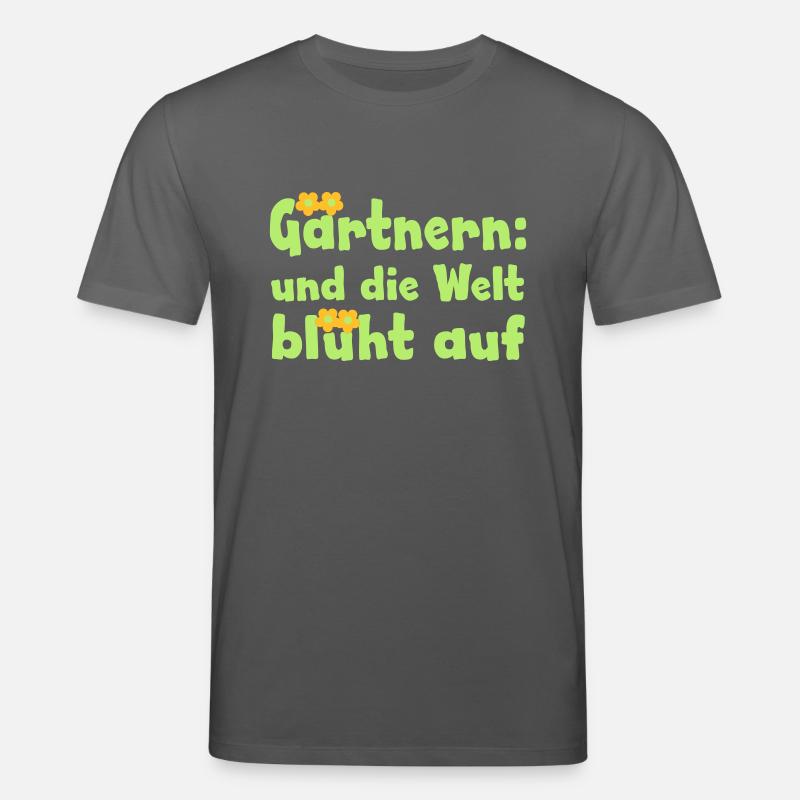 Garten - Stanley/Stella Unisex Bio-T-Shirt CREATOR  - Anthrazit