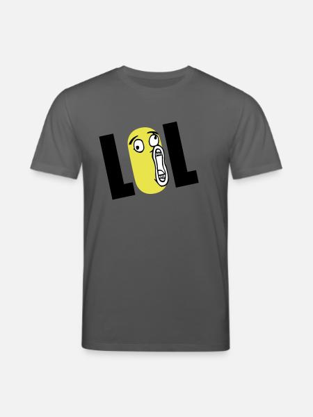 lol - Stanley/Stella CREATOR Unisex Organic T-Shirt - anthracite
