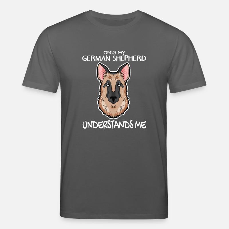 Deutscher Schäferhund - Stanley/Stella Unisex Bio-T-Shirt CREATOR  - Anthrazit