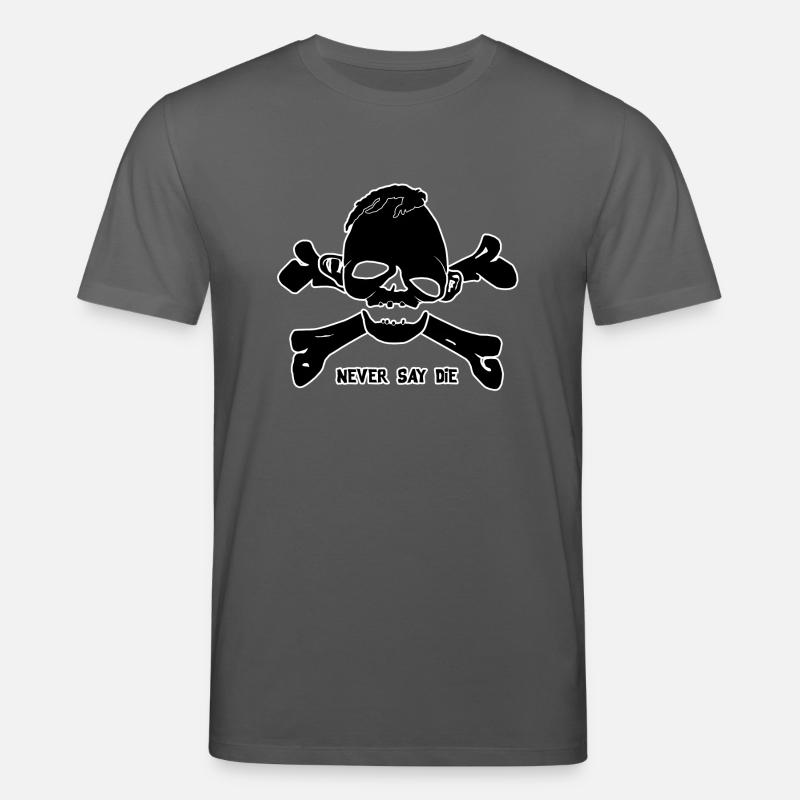 Never say die - black - Stanley/Stella Unisex Bio-T-Shirt CREATOR  - Anthrazit