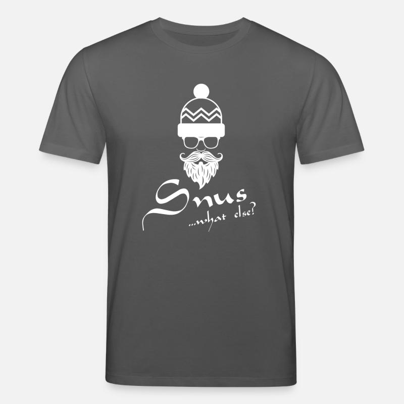 Snus what else ...? - Stanley/Stella Unisex Bio-T-Shirt CREATOR  - Anthrazit
