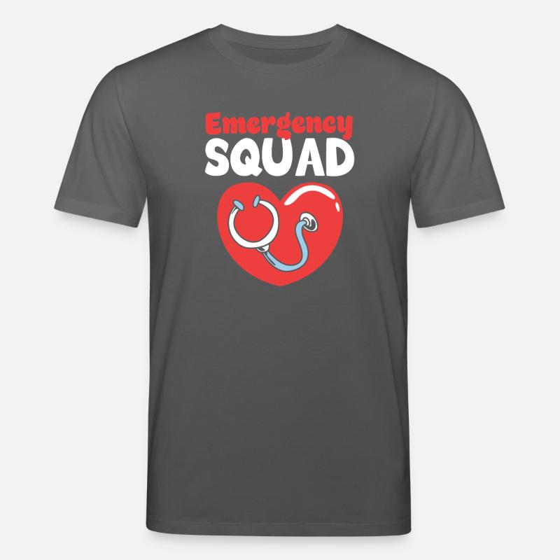 Notfall Krankenschwester Team - Stanley/Stella Unisex Bio-T-Shirt CREATOR  - Anthrazit