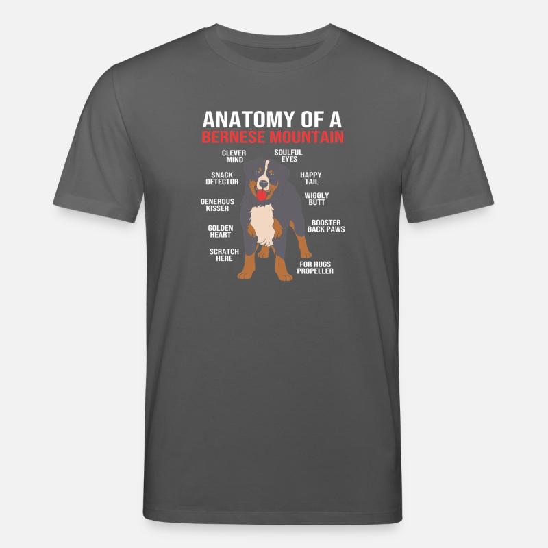 Berner Sennenhund - Stanley/Stella Unisex Bio-T-Shirt CREATOR  - Anthrazit