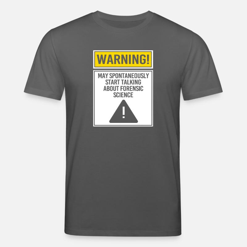 Forensik Forensiker Rechtsmedizin - Stanley/Stella Unisex Bio-T-Shirt CREATOR  - Anthrazit
