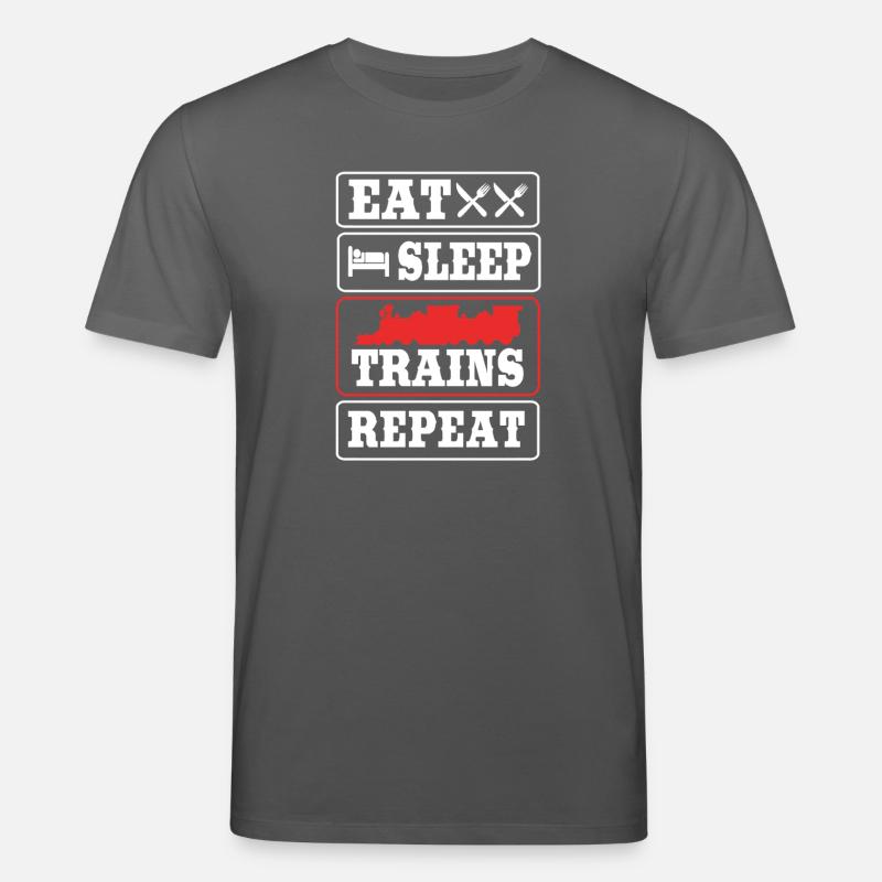 Modelleisenbahn Modellbau Modellbauer - Stanley/Stella Unisex Bio-T-Shirt CREATOR  - Anthrazit