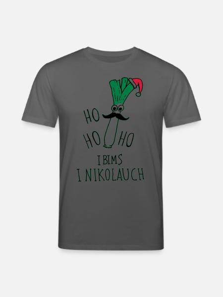 Lauch Nikolaus ohne Hintergrund - Stanley/Stella Unisex Bio-T-Shirt CREATOR  - Anthrazit